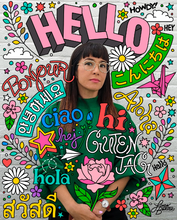 Cargar imagen en el visor de la galería, &quot;London Bloom&quot; x LINDA BARITSKI: Póster gigante para colorear
