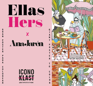 "Ellas" x ANA JARÉN: Póster gigante para colorear