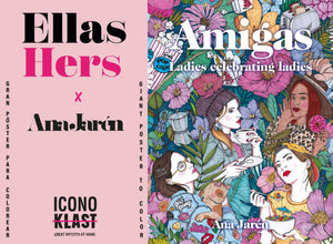 Póster "Ellas" + Libro "Amigas" x Ana Jarén