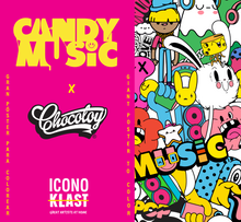 Carica l&#39;immagine nel visualizzatore di Gallery, &quot;Candy Music&quot; x CHOCOTOY: Póster gigante para colorear
