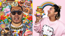 Carica l&#39;immagine nel visualizzatore di Gallery, &quot;Candy Music&quot; x CHOCOTOY: Póster gigante para colorear
