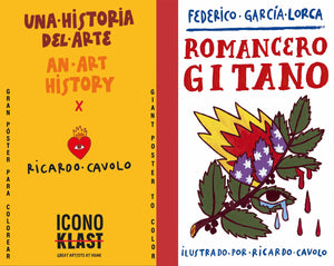 Póster "Una historia del arte" + Libro "Romancero gitano" x Ricardo Cavolo